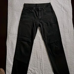 550 Levi Jeans, Black. Size estimated to be 34 x 32